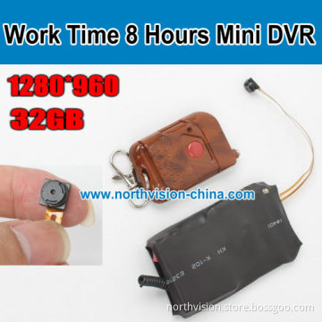 Motion Detection 2500mAh Mini Camera DVR Module